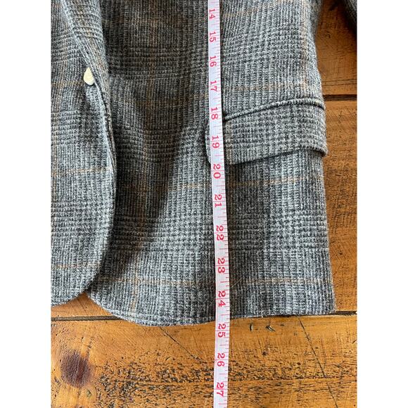 Zara Gray Plaid Blazer - Picture 10 of 10